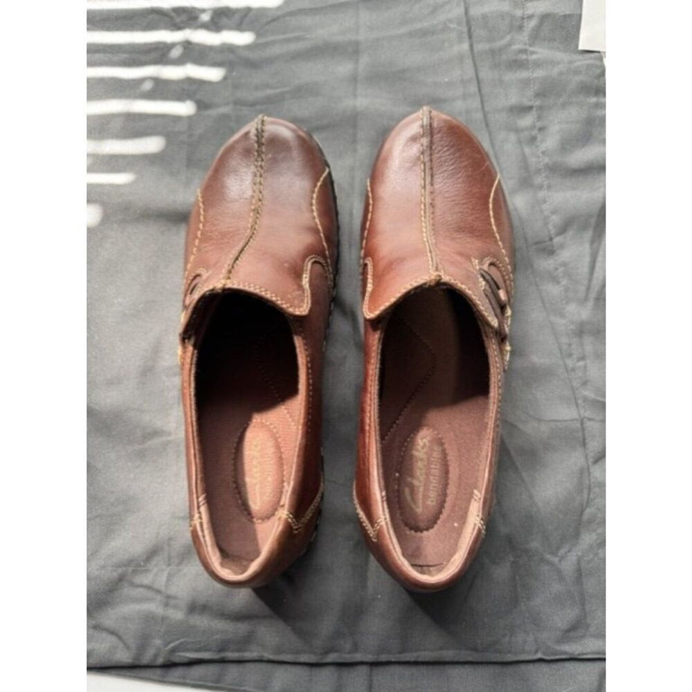 Clarks USA Ashland Cove Mid Brown 7.5 Medium 62983 Shoes